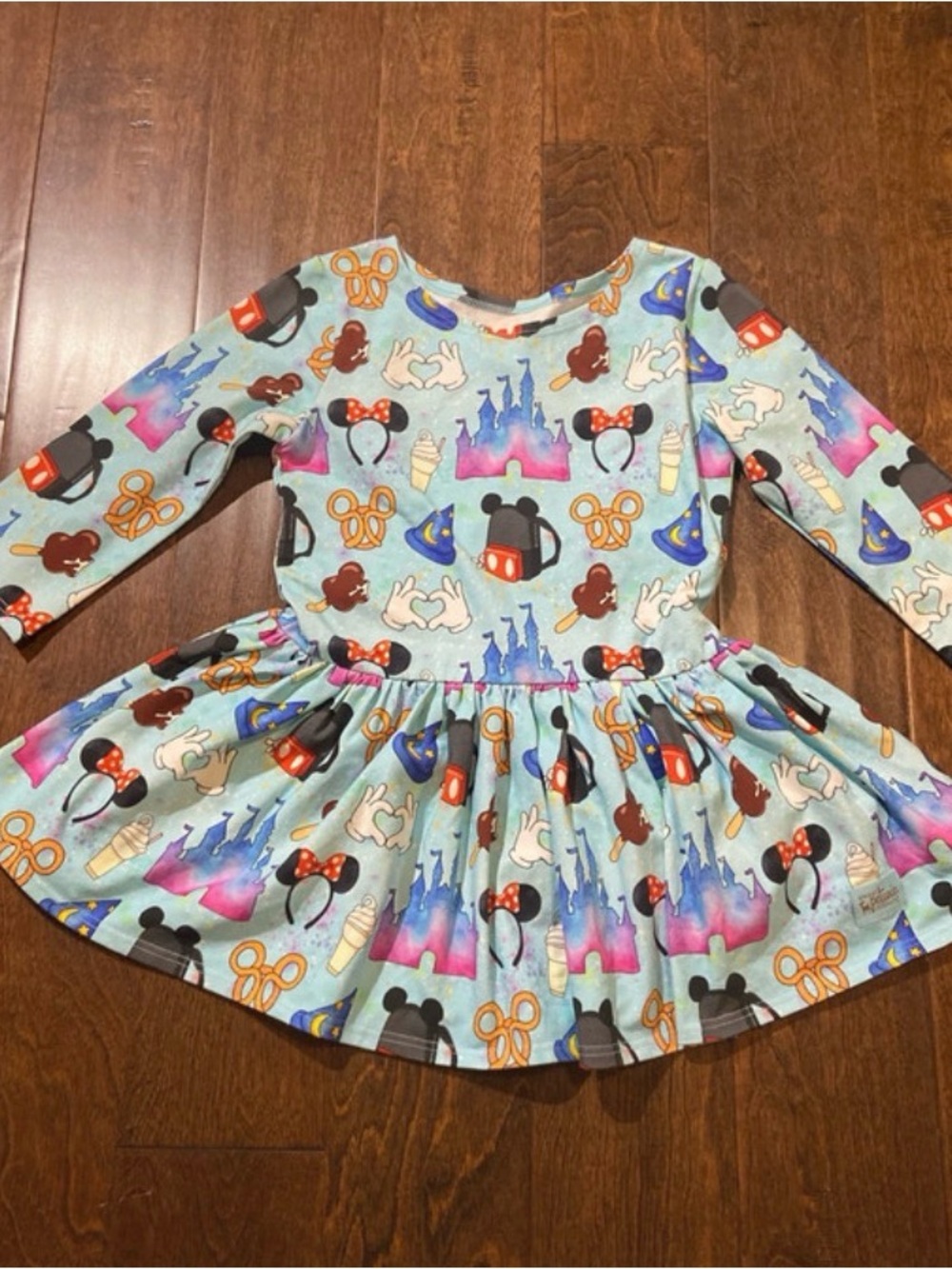 Sweet Petunia Disneyland Disney Park tunic/dress Minnie Mickey SZ 8